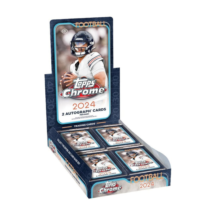 2024 Topps Chrome Football Hobby Box