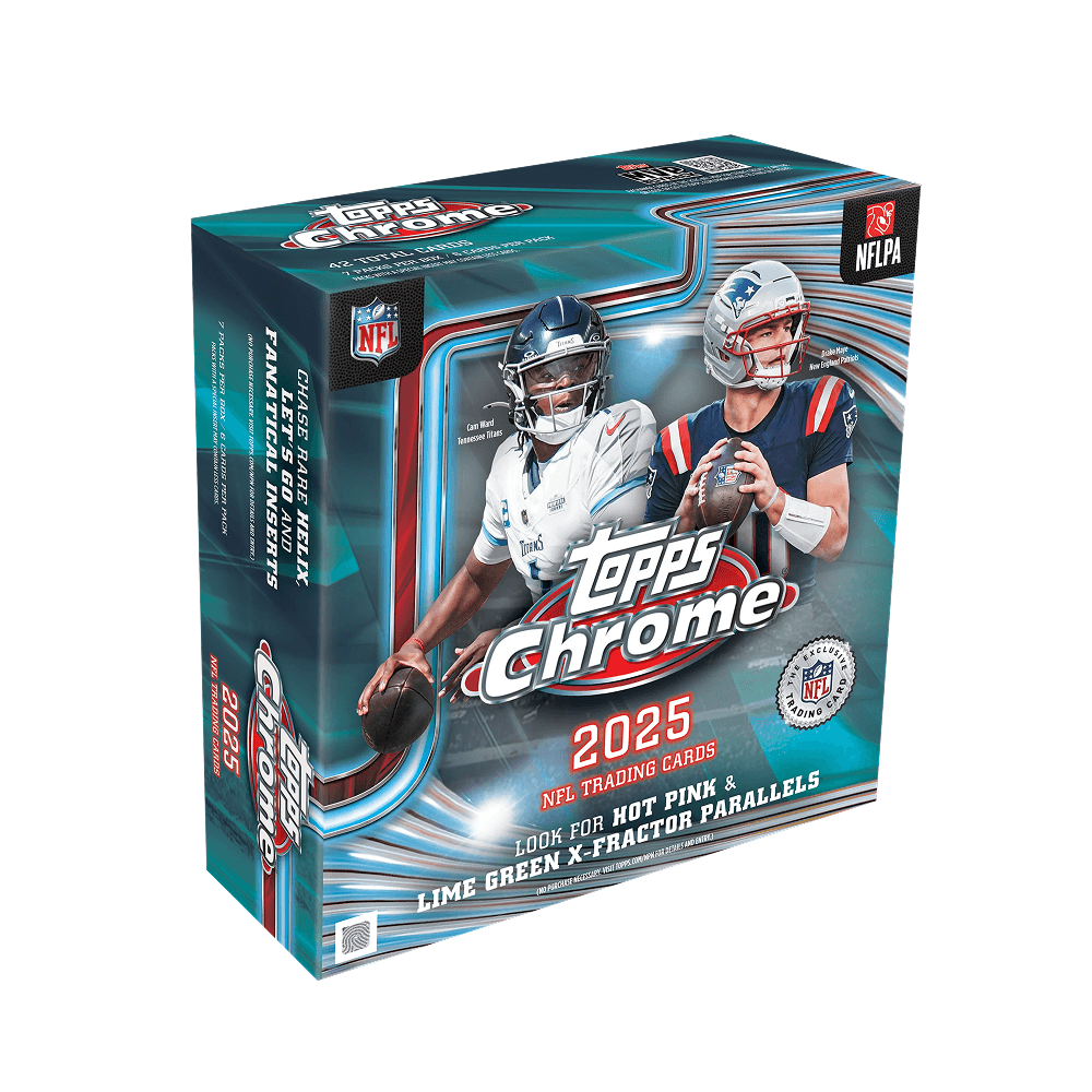 2025 Topps Chrome Football Mega Box