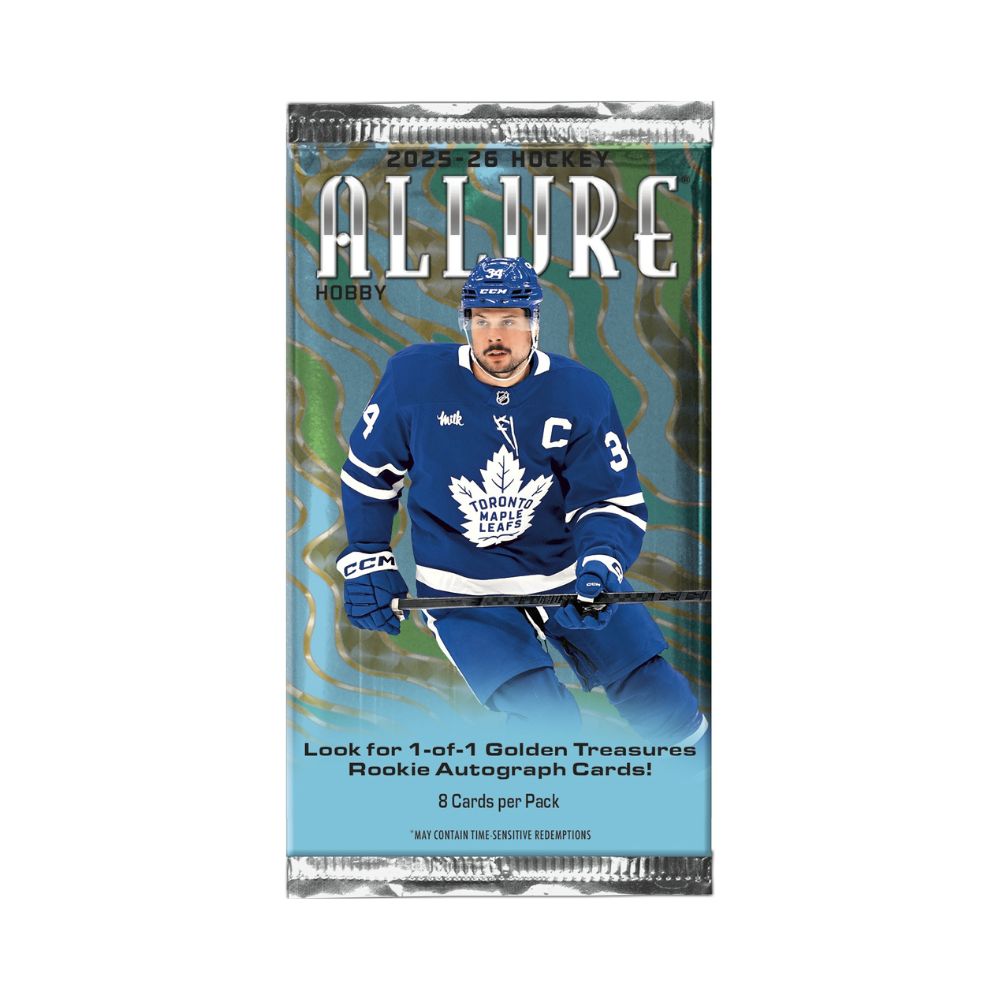 2025-26 Upper Deck Allure Hockey Hobby Box - Sealed case of 18 boxes