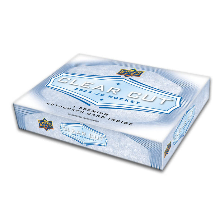 2024-25 Upper Deck Clear Cut Hobby Box - Caisse Scellée de 30 Boîtes