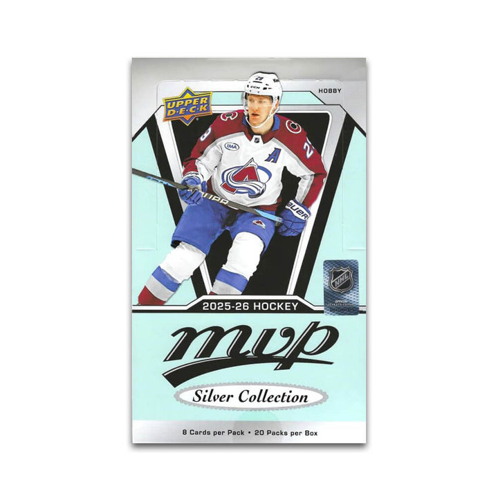 2025-26 Upper Deck MVP Silver Collection Hockey Hobby Box CDD Exclusive - Caisse Scellée de 16 Boîtes