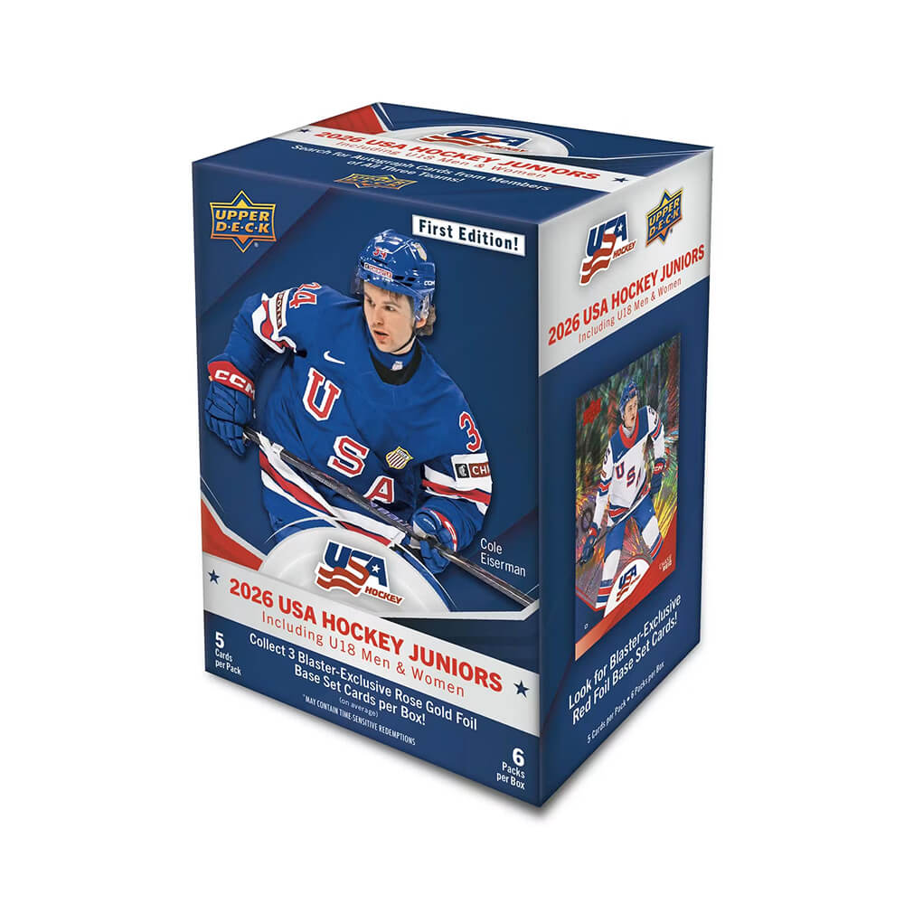 2026 Upper Deck Team USA Juniors Hockey Blaster Box