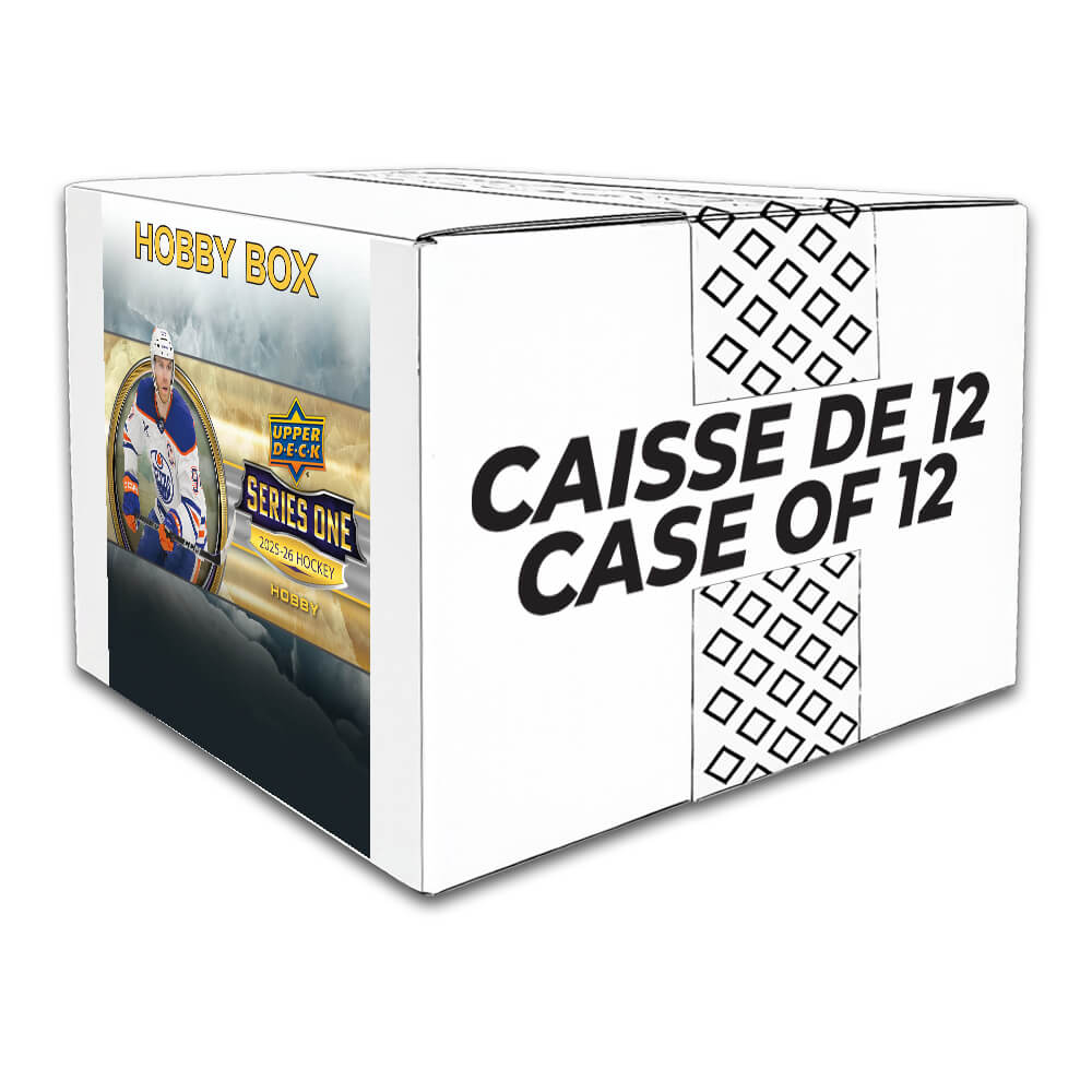 2025-26 Upper Deck Series 1 Hobby Box - Caisse Scellée de 12 Boîtes