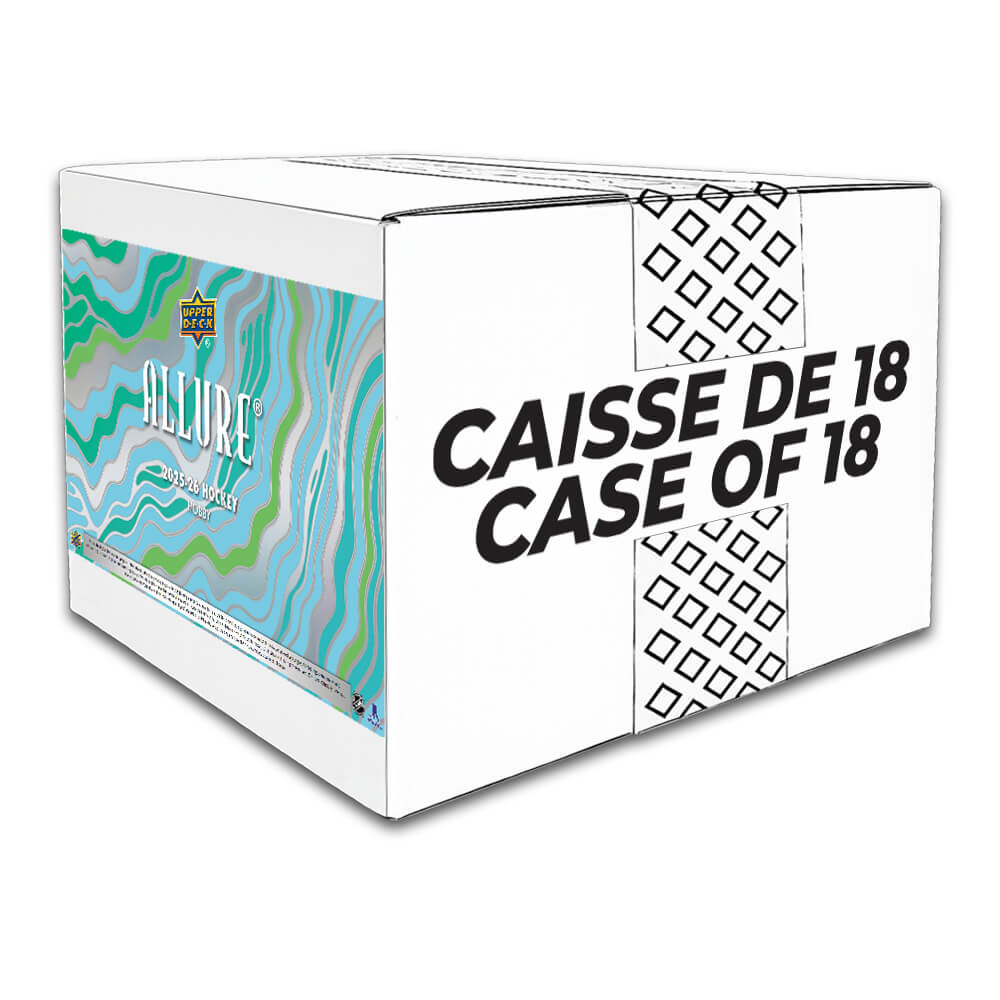 2025-26 Upper Deck Allure Hockey Hobby Box - Caisse Scellée de 18 boîtes