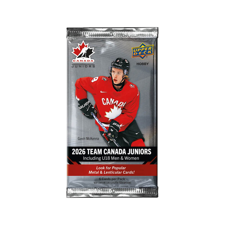 2026 Upper Deck Team Canada Juniors Hockey Hobby Box