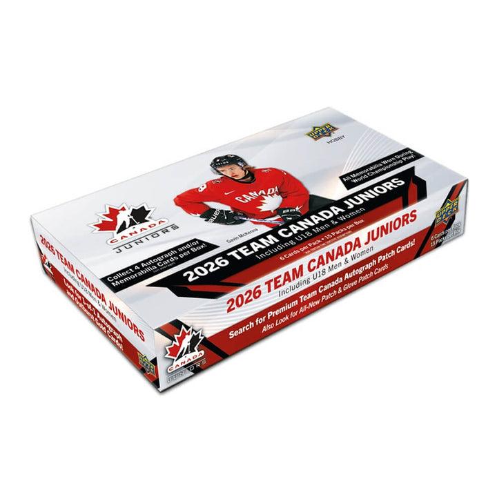2026 Upper Deck Team Canada Juniors Hockey Hobby Box