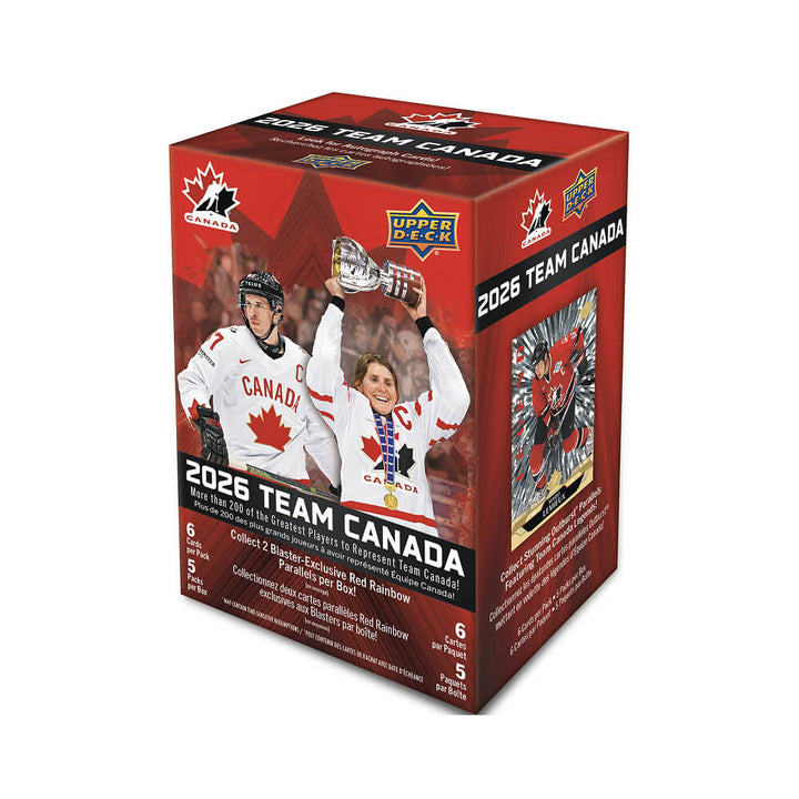 2026 Upper Deck Team Canada Hockey Blaster Box