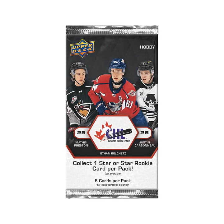 2025-26 Upper Deck CHL Hockey Hobby Box