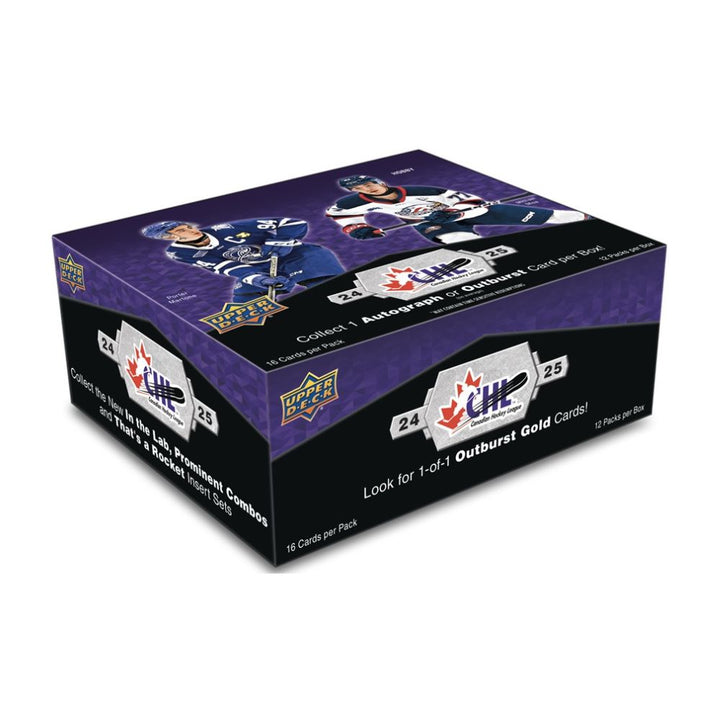 2024-25 Upper Deck CHL Hockey Hobby Box