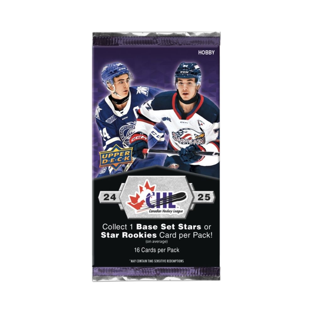 2024-25 Upper Deck CHL Hockey Hobby Box