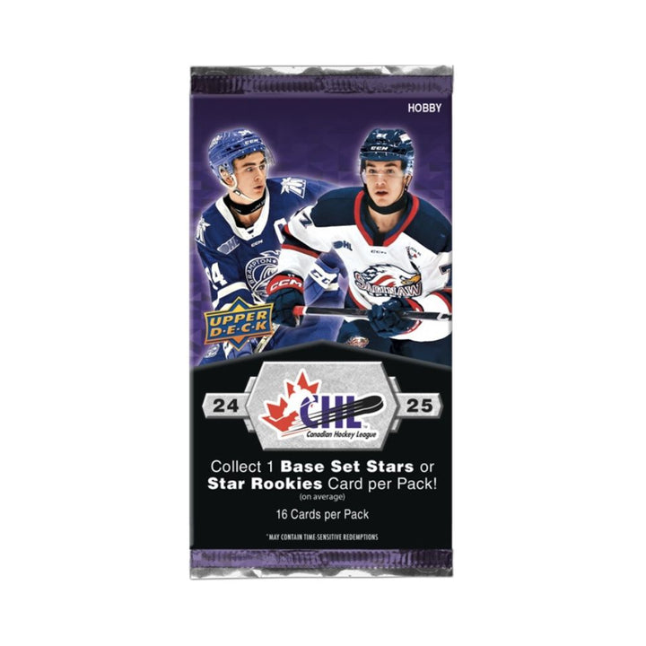 2024-25 Upper Deck CHL Hockey Hobby Box