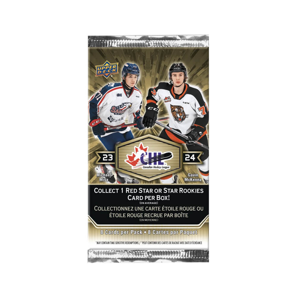 2023-24 Upper Deck CHL Hockey Blaster Box