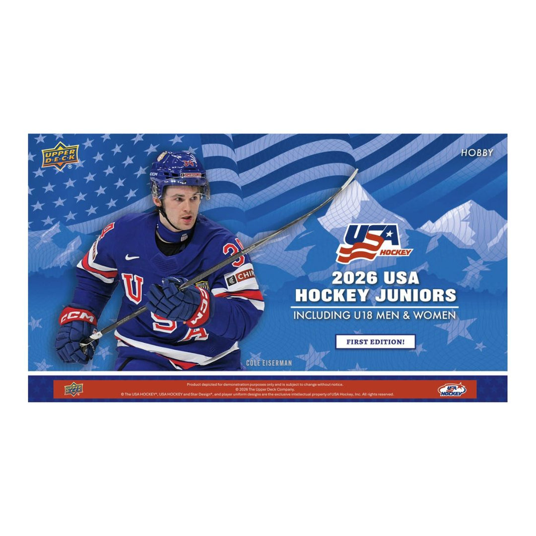 2026 Upper Deck Team USA Juniors Hockey Hobby Box