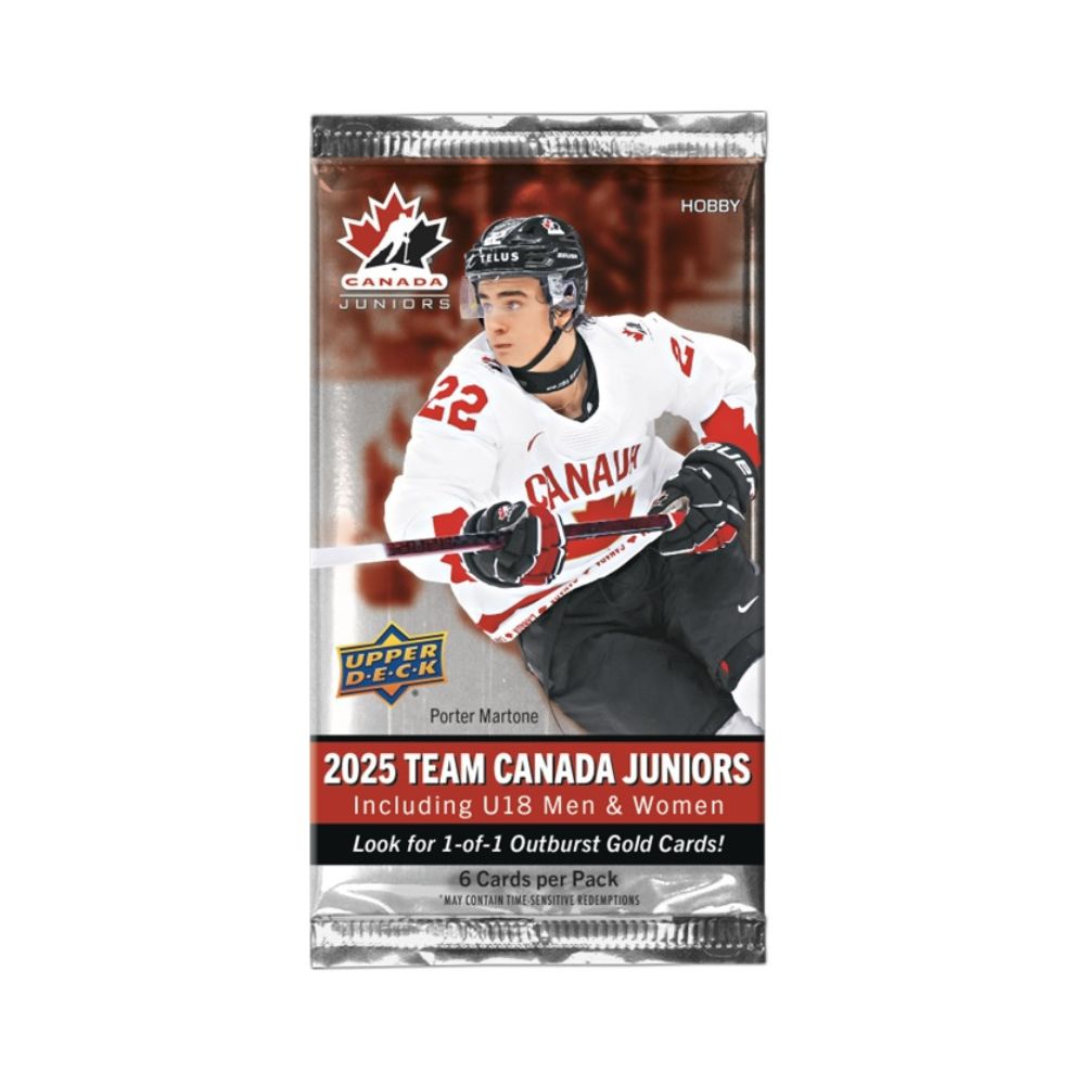 2025 Upper Deck Team Canada Juniors Hockey Hobby Box