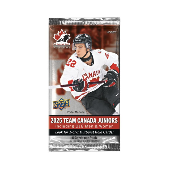 2025 Upper Deck Team Canada Juniors Hockey Hobby Box