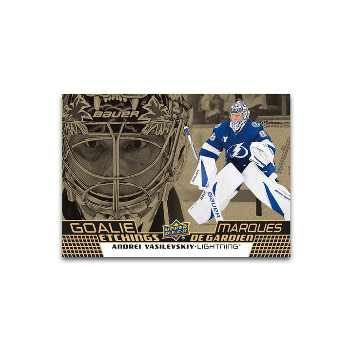 2025-26 Upper Deck Tim Hortons Goalie Etchings