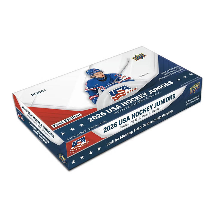 2026 Upper Deck Team USA Juniors Hockey Hobby Box