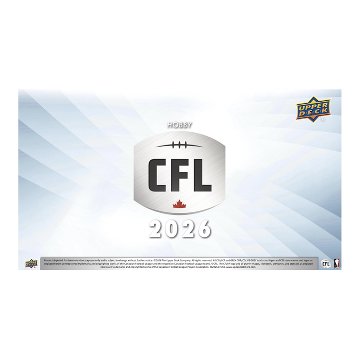 2026 Upper Deck CFL Football Hobby Box