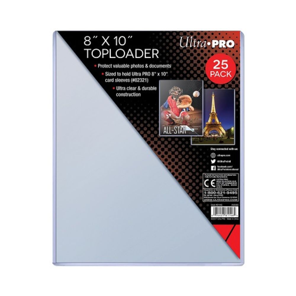 Ultra Pro Toploaders 8" x 10" (paquet de 25)