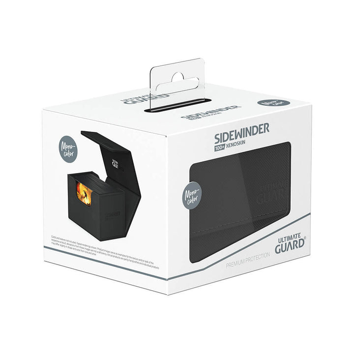 Ultimate Guard Deck Case Sidewinder Noir - 100+ - Black