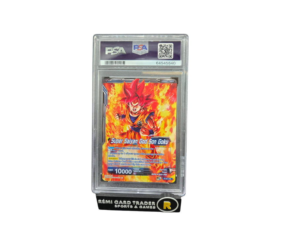 DRAGON BALL SSGSS GOKU,, SS REBORN #P-211 PSA 10 GEM MT