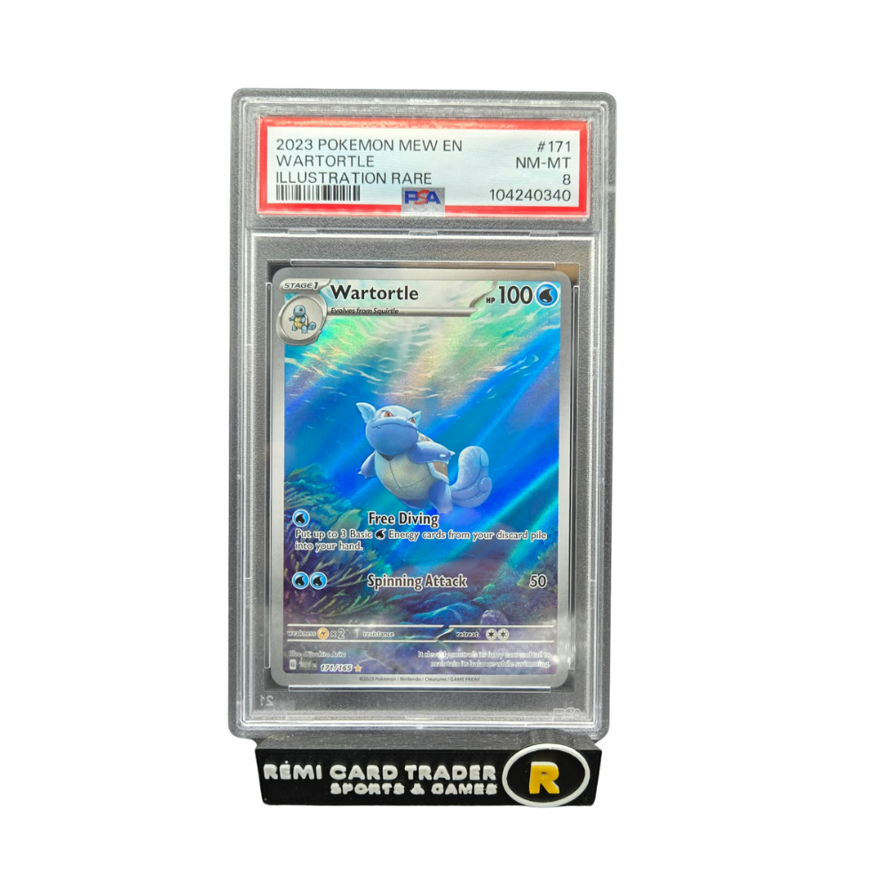 POKÉMON 2023 WARTORTLE (151) #171 PSA NM-MT 8