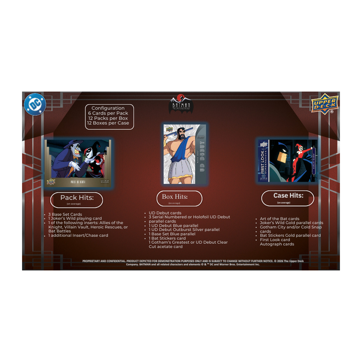 Upper Deck Batman The Animated Series Hobby Box