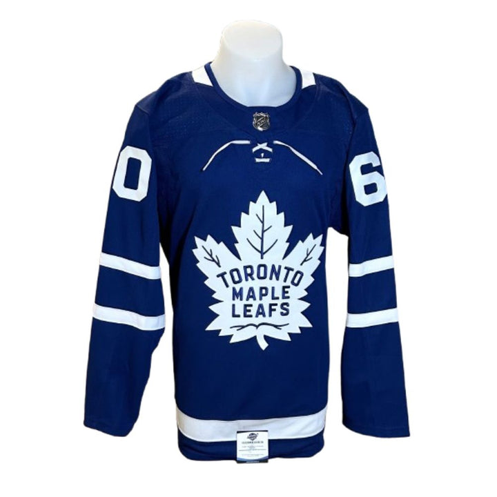 Chandail Officiel Autographié Adidas - Joseph Woll bleu