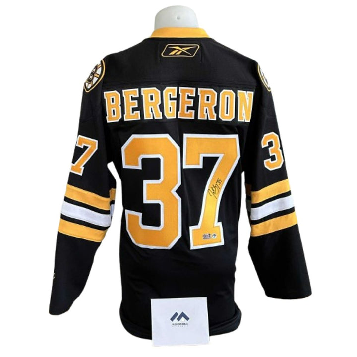 Chandail Officiel Autographié Reebok - Patrice Bergeron 3e chandail