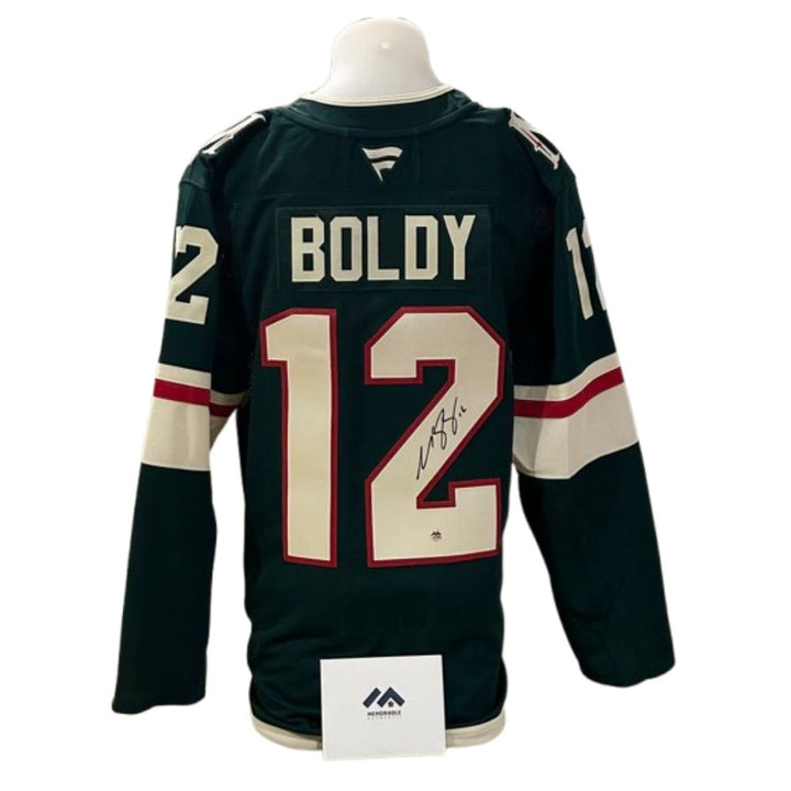 Chandail Officiel Autographié Fanatics Premium - Matt Boldy home