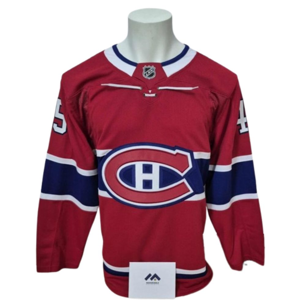 Chandail Officiel Autographié Fanatics premium - Alexandre Carrier rouge