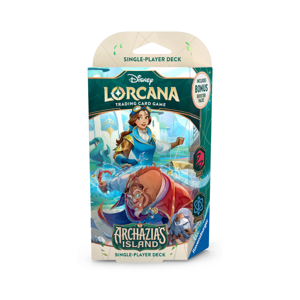 lorcana starter decks set 7 Disney Lorana Trading Card Game Archazia's Island Chapter 7 Starter Deck