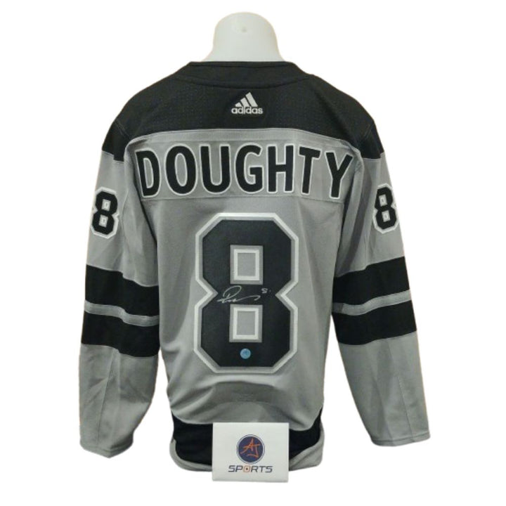 Chandail Officiel Autographié Adidas - Drew Doughty gris