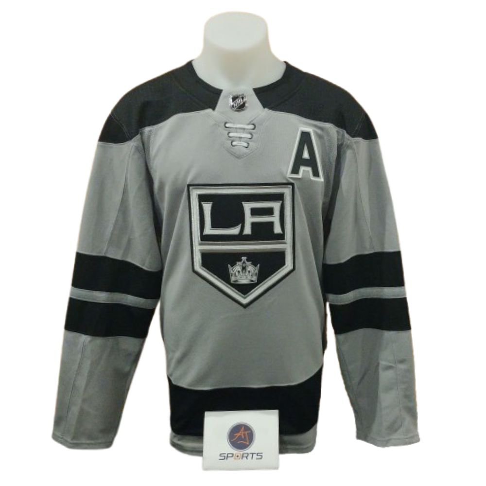 Chandail Officiel Autographié Adidas - Drew Doughty gris