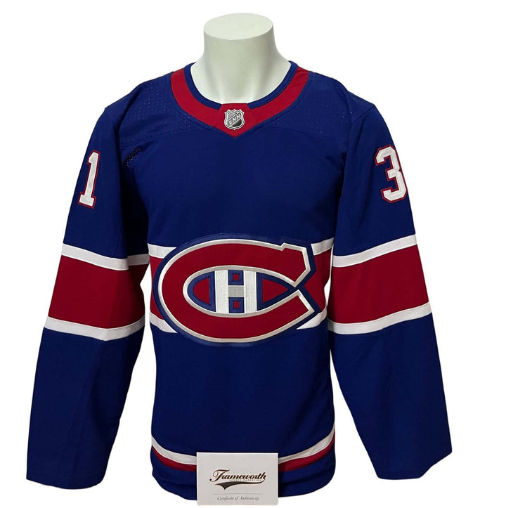 Chandail officiel Adidas signé - Carey Price RR 1.0 et LE/131 Frameworth coa