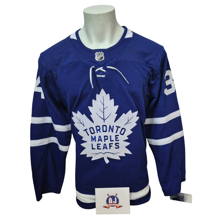 Official signed Adidas jersey - Auston Matthews home AJs coa