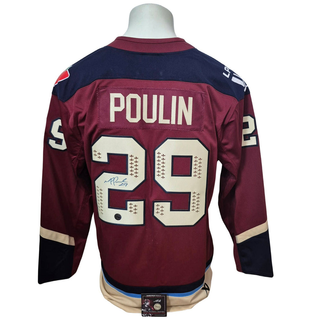 Chandail officiel Bauer signé - Marie-Philippe Poulin PWHL domicile Premium Autograph coa