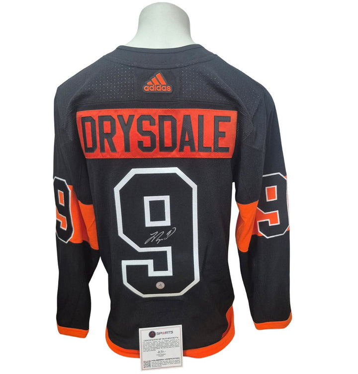 Chandail officiel Adidas signé - Jamie Drysdale Alternate noir Ajs coa