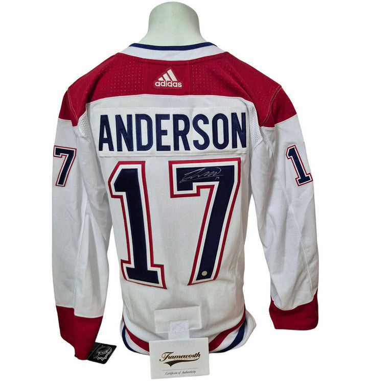 Chandail officiel Adidas signé - Josh Anderson away Frameworth coa