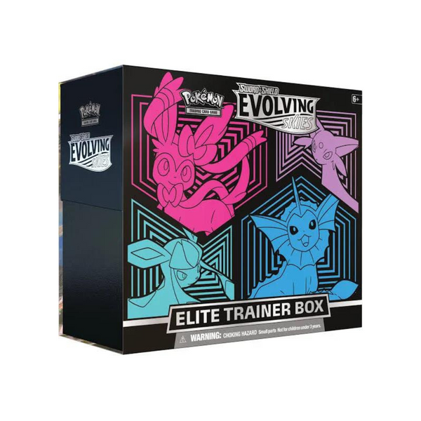 Pokmon Evolving Skies Elite Trainer Box - Sylveon, Vaporeon, Glaceon Pokmon Evolving Skies Elite Trainer Box - Sylveon, Vaporeon, Glaceon
