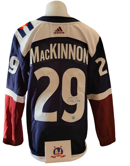 Chandail Officiel Autographié Adidas - Nathan Mackinnon