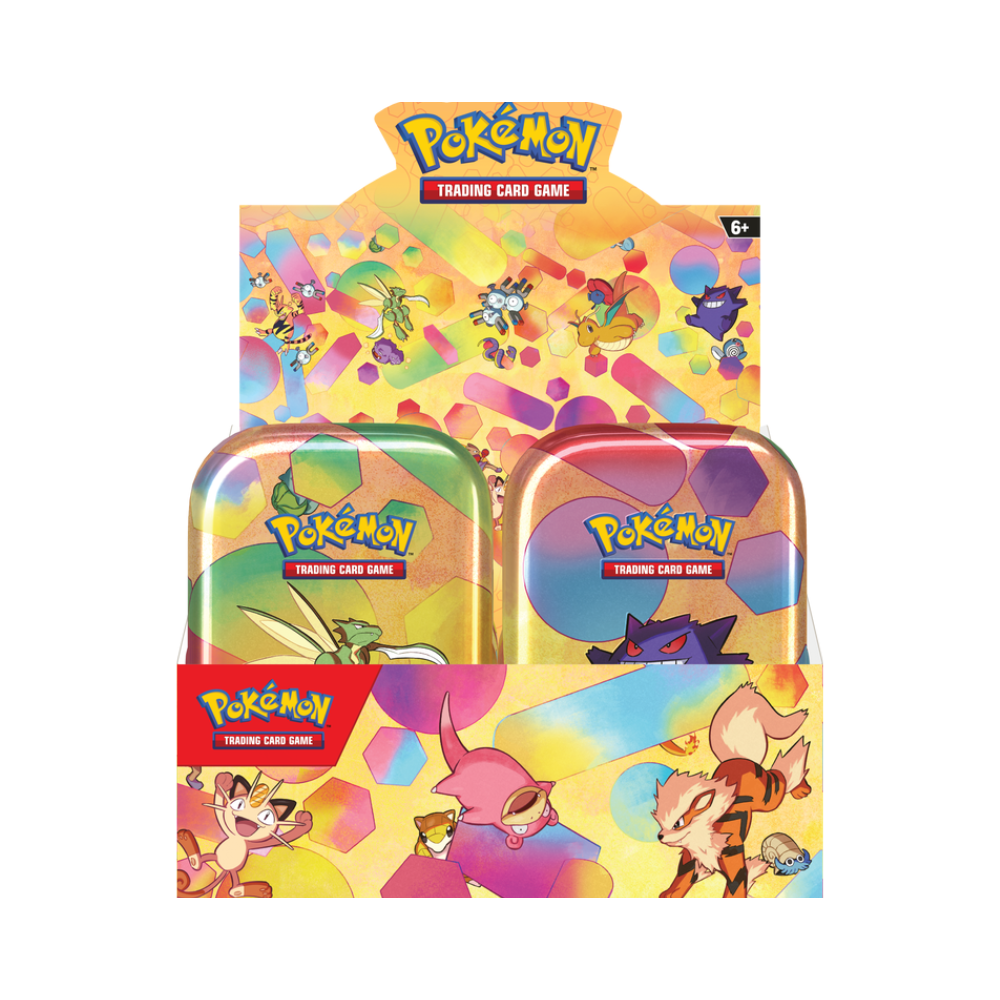 Pokémon Scarlet & Violet 151 Mini Tin Display - Sealed Case of 4