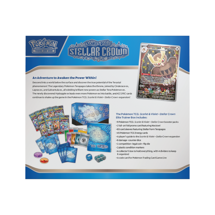 Pokémon Scarlet & Violet Stellar Crown Elite Trainer Box