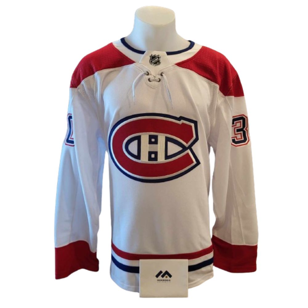 Chandail Officiel Autographié Adidas - Cayden Primeau blanc