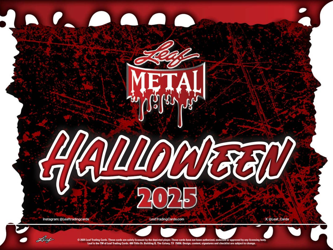 2025 Leaf Metal Halloween Hobby Box