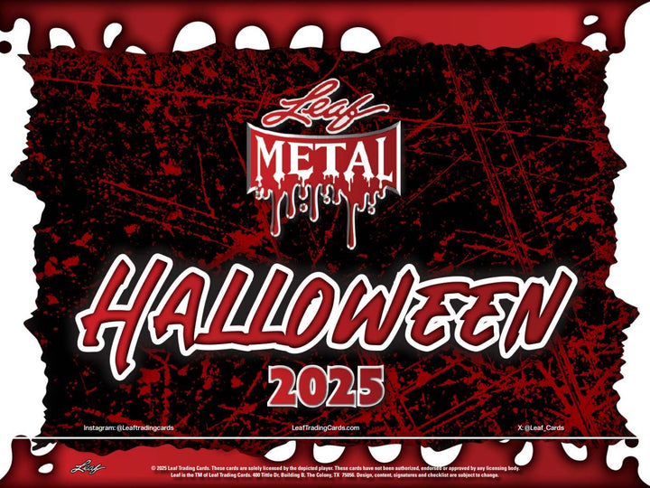 2025 Leaf Metal Halloween Hobby Box