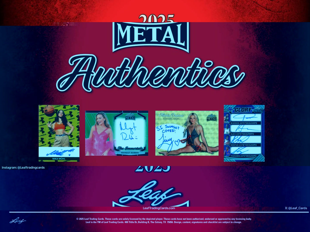 2025 Leaf Metal Authentics Hobby Box