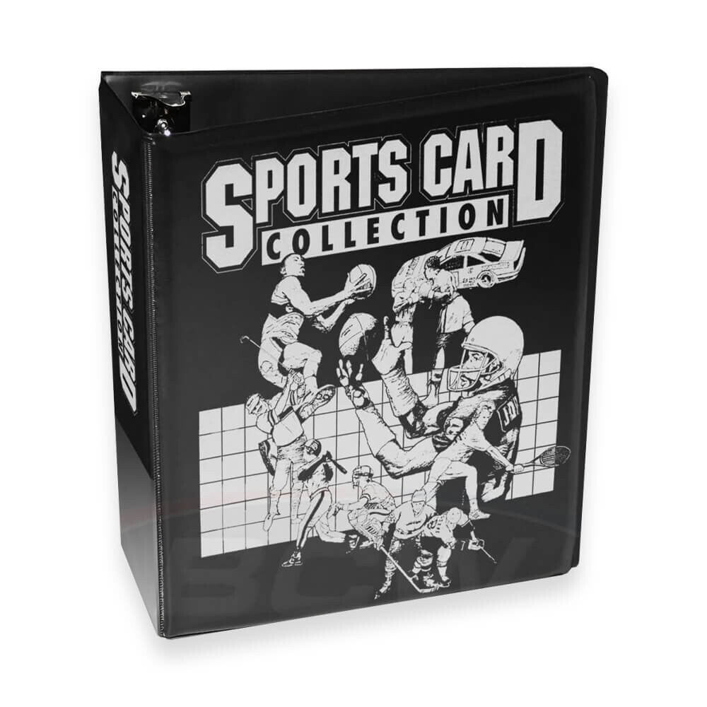 Cartable - Album BCW noir pour collection de cartes de sports