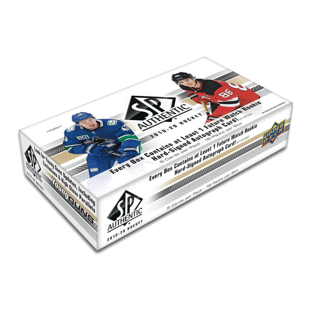 Upper Deck 2019-20 Sp Authentic Hockey Hobby Box