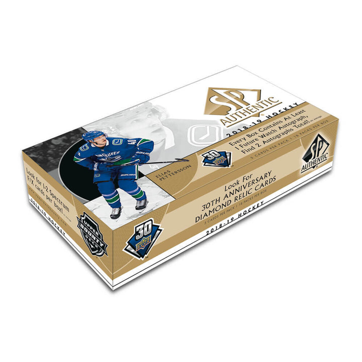 Upper Deck 2018-19 SP Authentic Hockey Hobby Box